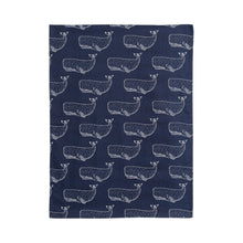 Load image into Gallery viewer, Set of 6 Whale Cotton Kitchen Cloths – 100% Cotton Tea Towels 50 x 70 cm