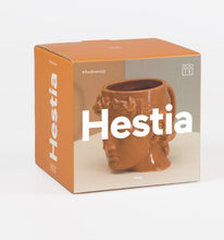 Load image into Gallery viewer, Set of 2 Apollo Terracotta Ceramic Mugs – Greco-Roman God Head Cups – 11.8cm