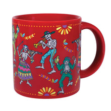 Load image into Gallery viewer, Day of the Dead Transforming Mug – Heat Reveal Día de los Muertos Ceramic Cup 350ml
