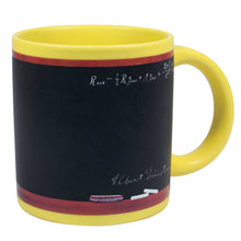 Load image into Gallery viewer, Einstein Blackboard Coffee Mug – Write-On Chalk Mug – Science Gift with Chalk – 12oz / 350ml