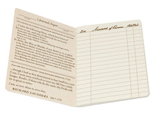 Load image into Gallery viewer, Set of 4 Benjamin Franklin’s Account Book Notebooks | Pocket Journals Inspired by Poor Richard’s Wisdom