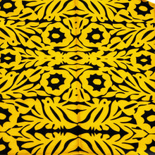 Load image into Gallery viewer, Mexican Oaxaca Embroidery Design Apron – Yellow | MexiPop Art by Wajiro Dream