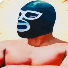 Load image into Gallery viewer, Mexican Wrestling Lucha Libre Yellow Apron – Wajiro Dream MexiPop Art