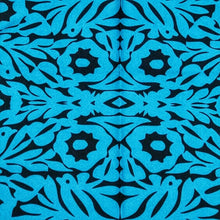 Load image into Gallery viewer, Mexican Oaxaca Embroidery Design Apron – Blue | MexiPop Art by Wajiro Dream