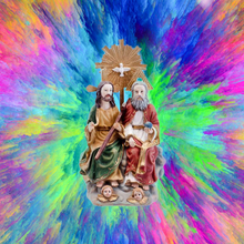 Load image into Gallery viewer, Holy Trinity Figurine – Handpainted Resin Statue – Christian Home Decoration (14cm)