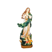 Load image into Gallery viewer, Our Lady of the Immaculate Conception Statue – 30cm Handpainted Resin Figurine – Catholic Home Decor