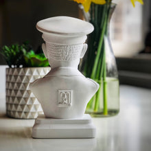 Load image into Gallery viewer, Dwight D. Eisenhower Bust – White Alabaster & Plaster – 20cm