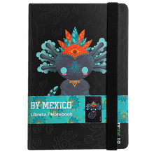 Load image into Gallery viewer, Mexican Iztli Axolotl Notebook – Imported from Mexico – 21 x 14 cm