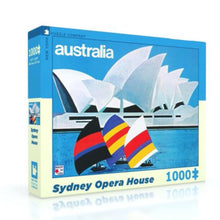 Load image into Gallery viewer, American Airlines Vintage Travel Poster Puzzle – 1000 Pieces – Sydney Opera House Design