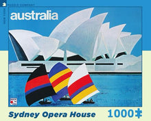 Load image into Gallery viewer, American Airlines Vintage Travel Poster Puzzle – 1000 Pieces – Sydney Opera House Design