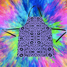 Load image into Gallery viewer, Mexican Oaxaca Embroidery Design Apron – Purple | MexiPop Art by Wajiro Dream