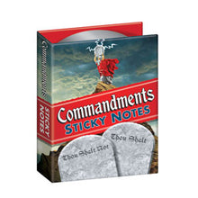 Load image into Gallery viewer, Commandments Sticky Notes – “Thou Shalt” & “Thou Shalt Not” Marble Tablet Booklet