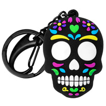 Load image into Gallery viewer, Novelty 3D Mexican Skull PVC Keyring – Catrin 4 cm
