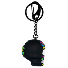 Load image into Gallery viewer, Novelty 3D Mexican Skull PVC Keyring – Catrin 4 cm