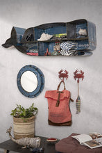 Load image into Gallery viewer, Handcrafted Mango Wood Fish Ornament – Coastal Seaside Home Décor – 20cm