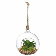 Load image into Gallery viewer, 🌵 Set of 5 Mini Glass Cactus Ornaments – Mexican Terrarium Globe Style (8cm)
