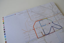 Load image into Gallery viewer, London Animals Underground Desk Notebook