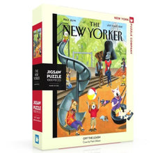 Load image into Gallery viewer, Off the Leash 1000-Piece Jigsaw Puzzle – The New Yorker Cover by Mark Ulriksen | New York Puzzle Company