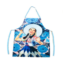 Load image into Gallery viewer, Mexican Lady Apron – MexiPop Art by Wajiro Dream – Handmade in Mexico – 50x72 cm