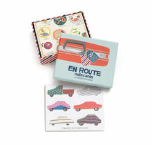 Load image into Gallery viewer, En Route Notecard Set – 4 Boxes of Illustrated Travel Cards by Kate Pocrass