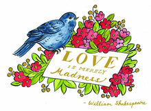 Load image into Gallery viewer, Molly Hatch Literary Love Notecards – Set of 8 with Foil Embellishments