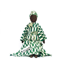 Load image into Gallery viewer, African Lady Rag Doll with Turban – Handmade Fair Trade Decor – 47cm Ethical Gift
