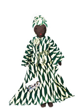 Load image into Gallery viewer, African Lady Rag Doll with Turban – Handmade Fair Trade Decor – 47cm Ethical Gift