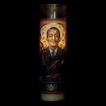 Load image into Gallery viewer, Salvador Dalí Secular Saint Candle – Glass Votive | The Unemployed Philosophers Guild