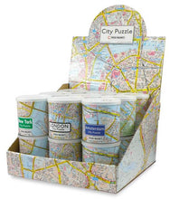 Load image into Gallery viewer, London City Puzzle Fridge Magnets – 100 Piece Jigsaw Map in Tin Can | Made in Germany