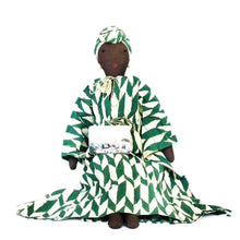 Load image into Gallery viewer, African Lady Rag Doll with Turban – Handmade Fair Trade Decor – 47cm Ethical Gift