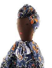 Load image into Gallery viewer, African Lady Doll with Turban H47cm – Handmade Fair Trade Rag Doll