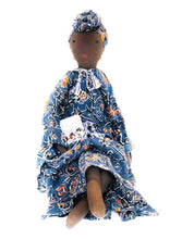 Load image into Gallery viewer, African Lady Doll with Turban H47cm – Handmade Fair Trade Rag Doll