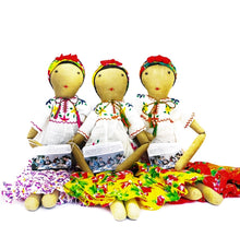 Load image into Gallery viewer, Mexican Lady Handmade Rag Doll in Pink – 47cm Fair Trade Eco Decor