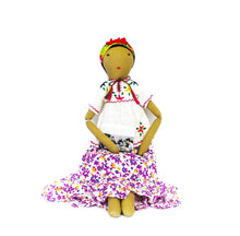 Load image into Gallery viewer, Mexican Lady Handmade Rag Doll in Pink – 47cm Fair Trade Eco Decor