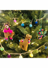 Load image into Gallery viewer, Set of 3 Totem Pole Cactus Hanging Decorations – Fair Trade & Eco Friendly