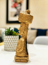 Load image into Gallery viewer, Set of 3 Moai with Pukao Statues – Easter Island Inspired Décor