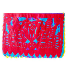 Load image into Gallery viewer, Mexican Papel Picado XL Garland Handmade Tissue Paper 10 Sheets 47x34cm