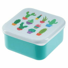 Load image into Gallery viewer, Fun Cactus Lunch Boxes – Set of 3 Plastic Food Containers | Mexican Design BPA Free