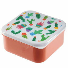 Load image into Gallery viewer, Fun Cactus Lunch Boxes – Set of 3 Plastic Food Containers | Mexican Design BPA Free