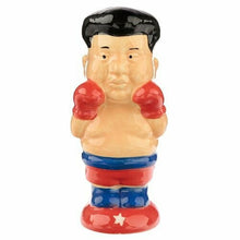 Load image into Gallery viewer, Trump & Kim Jong-Un Boxing Salt and Pepper Shakers – Novelty Ceramic Set