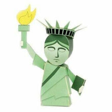 Load image into Gallery viewer, Set of 6 Statue of Liberty Paper Model Postcards – DIY 3D Puzzle Craft Gift
