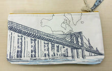 Load image into Gallery viewer, New York Liberty Handmade Pouch – Galison Cotton Canvas Travel Bag