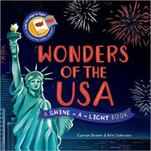 Load image into Gallery viewer, Wonders of the USA – Shine-A-Light Book by Carron Brown (Children’s Hardback)