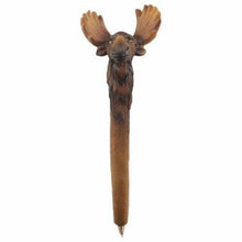 Load image into Gallery viewer, Set of 3 Moose Head Pens – Fun Novelty Stationery Black Ink