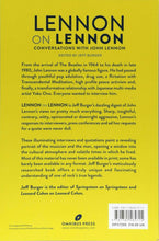 Load image into Gallery viewer, Lennon on Lennon by Jeff Burger – The Definitive Interview Anthology