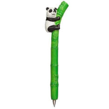 Load image into Gallery viewer, Set of 4 Panda & Bamboo Pens – Cute Wildlife Animal Writing Gift