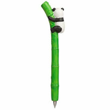 Load image into Gallery viewer, Set of 4 Panda & Bamboo Pens – Cute Wildlife Animal Writing Gift
