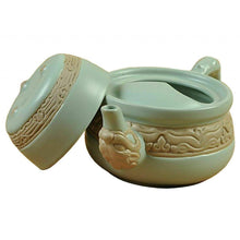 Load image into Gallery viewer, Dragon Mouth Porcelain Tea Set for One – Chinese Ru-Ware Gift Box