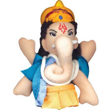 Load image into Gallery viewer, Ganesha Fridge Magnet & Finger Puppet – The Unemployed Philosophers Guild Hindu Elephant God