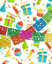 Load image into Gallery viewer, Mexican Papel Picado Garland Day of the Dead Handmade 10 Sheets 24x17cm